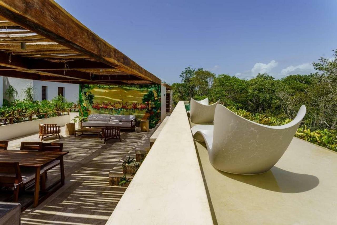 Jungle Luxury In Private Residential Area & Stunning Rooftop By Stella Rentals Tulum Esterno foto