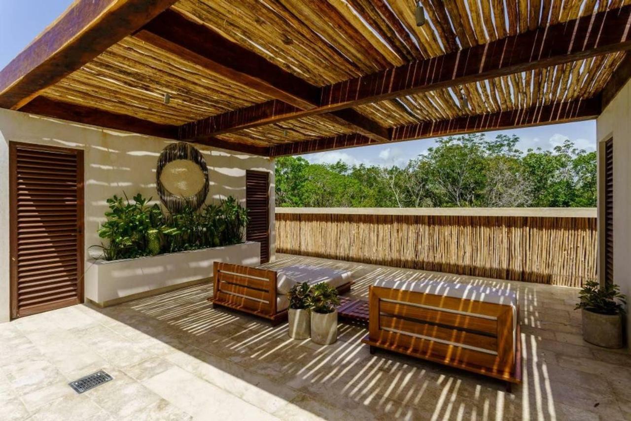 Jungle Luxury In Private Residential Area & Stunning Rooftop By Stella Rentals Tulum Esterno foto